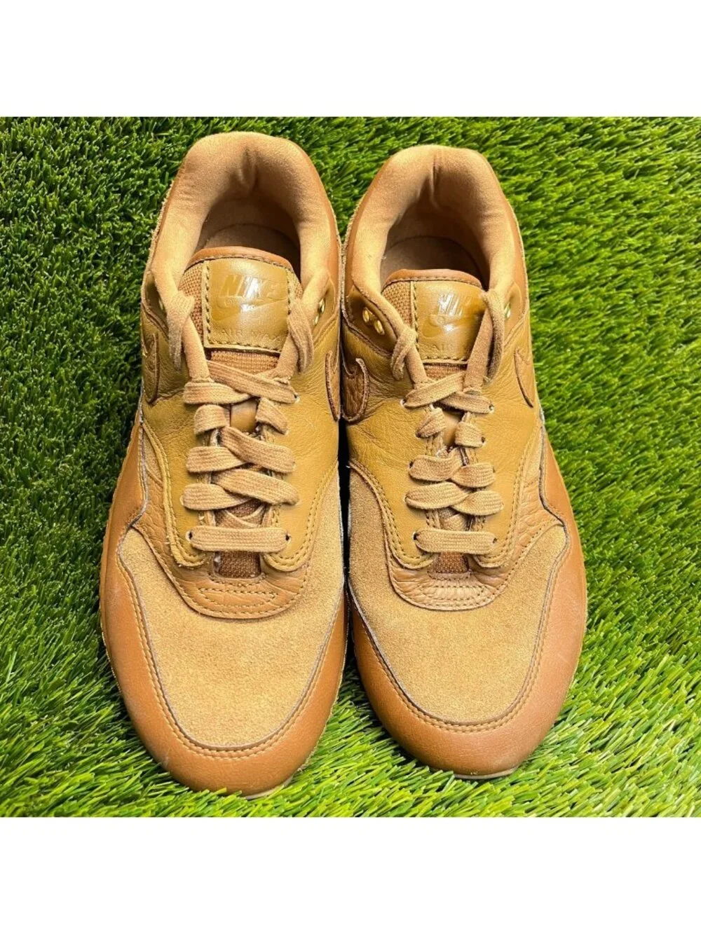 Nike Air Max 1 '87 Womens Size 10 Brown Athletic Running Walking Shoes Sneakers
